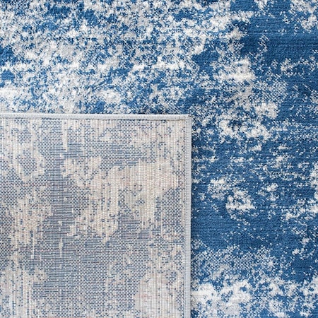 Safavieh 12 x 12 ft. Brentwood Contemporary Square Area Rug Grey & Navy BNT822G-12SQ